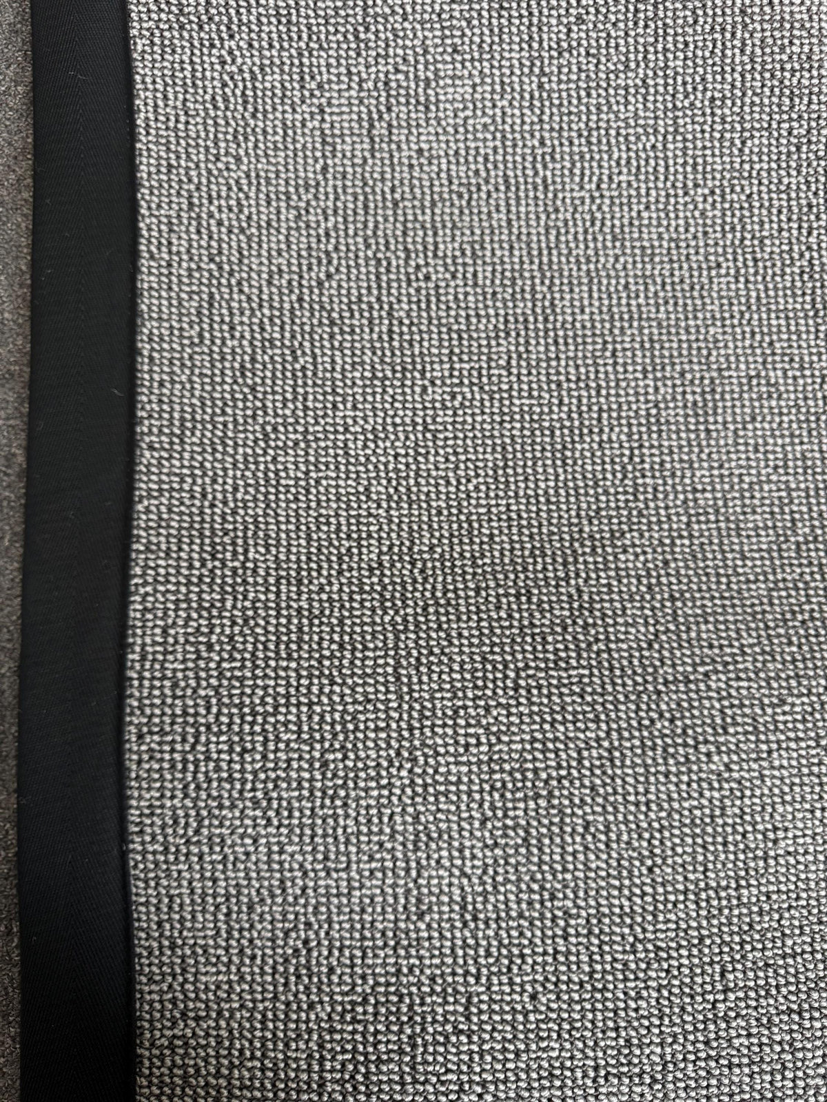 Stunning grey Berber runner stitched taped edge